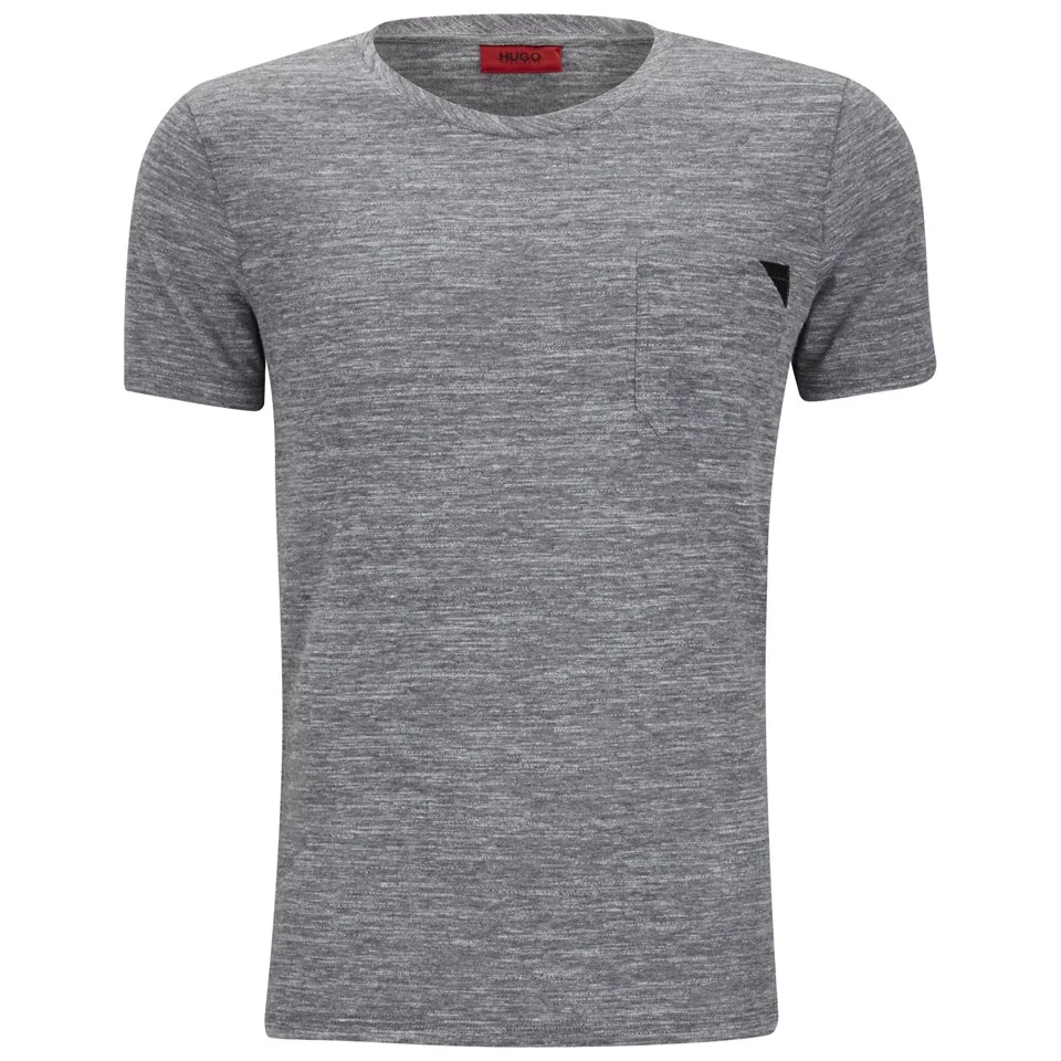 HUGO Men's Dianco Chest Pocket T-Shirt - Open Grey Image 1