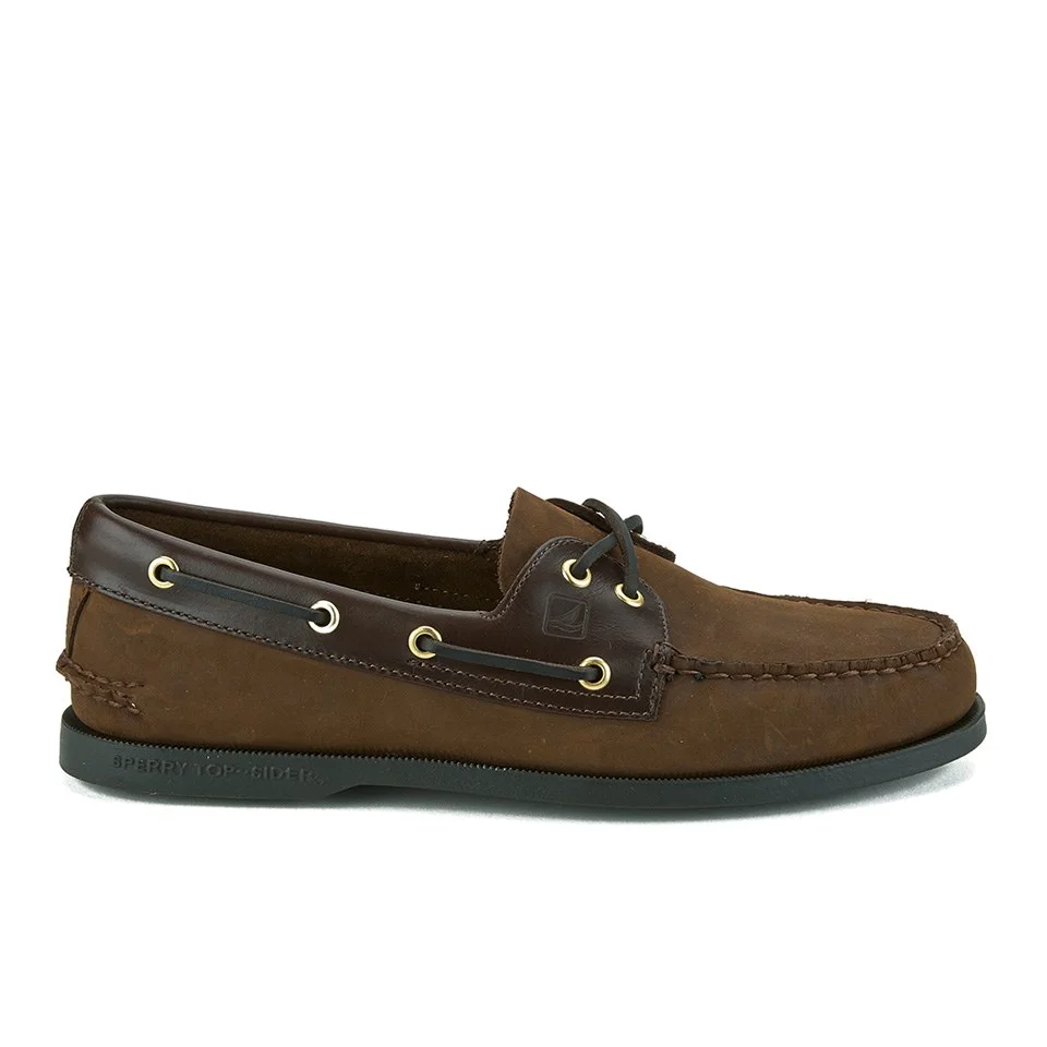 Sperry Men's Authentic Original Boat Shoes - Brown/Buc Brown Image 1
