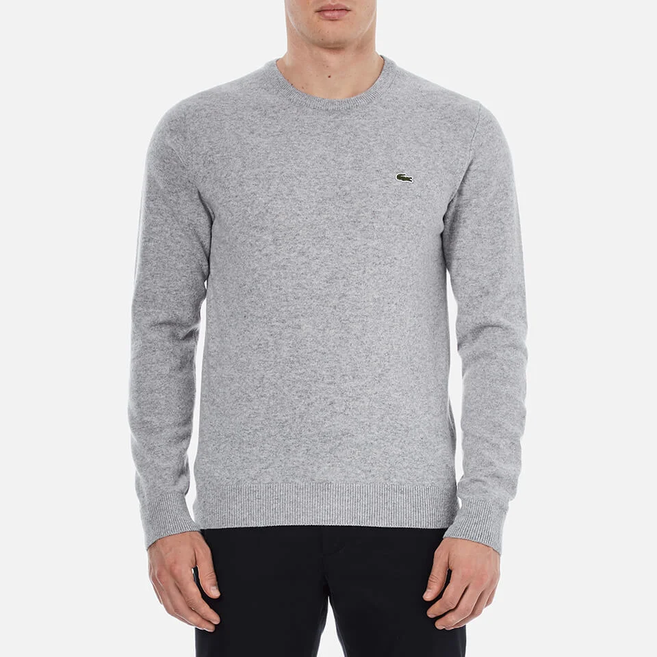 Lacoste Men's Basic Crew Knitted Jumper - Grey Image 1
