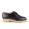 YMC Men's Solovair Sole Quilted Leather Apron Shoes - Navy - Image 1