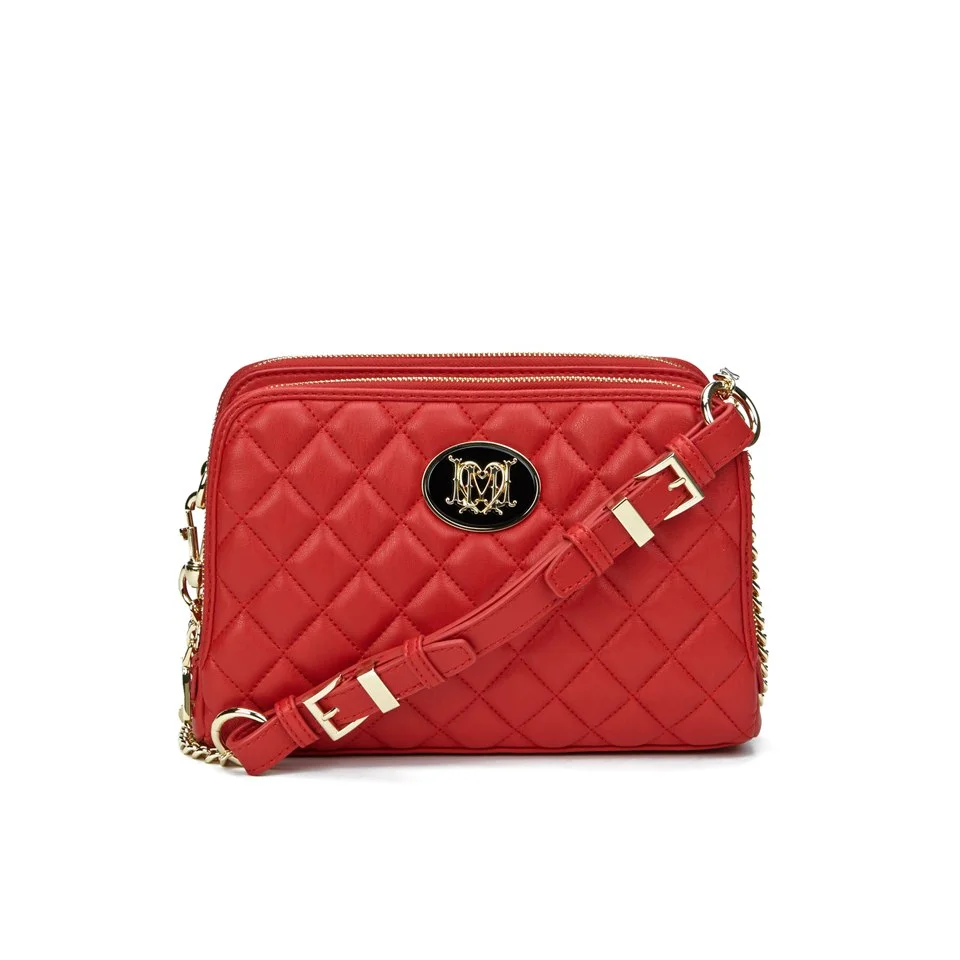 Love Moschino Women's Quilted Cross Body Bag - Red Image 1