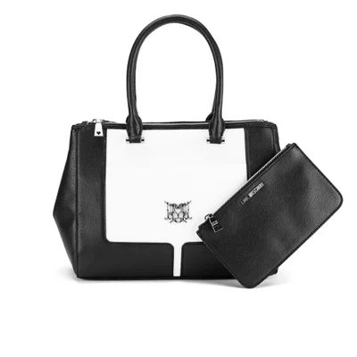 Love Moschino Women's Removable Clutch Tote Bag - Black
