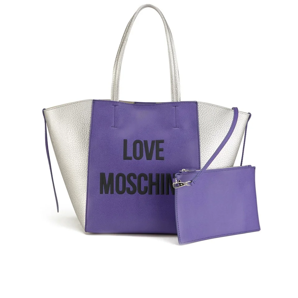 Love Moschino Women's Love Moschino Tote Bag - Violet Image 1