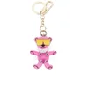 Karl Lagerfeld Teddy Key Chain - Pink - Image 1