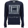 Soulland Men's Ranco Embroidery Sweatshirt - Navy - Image 1