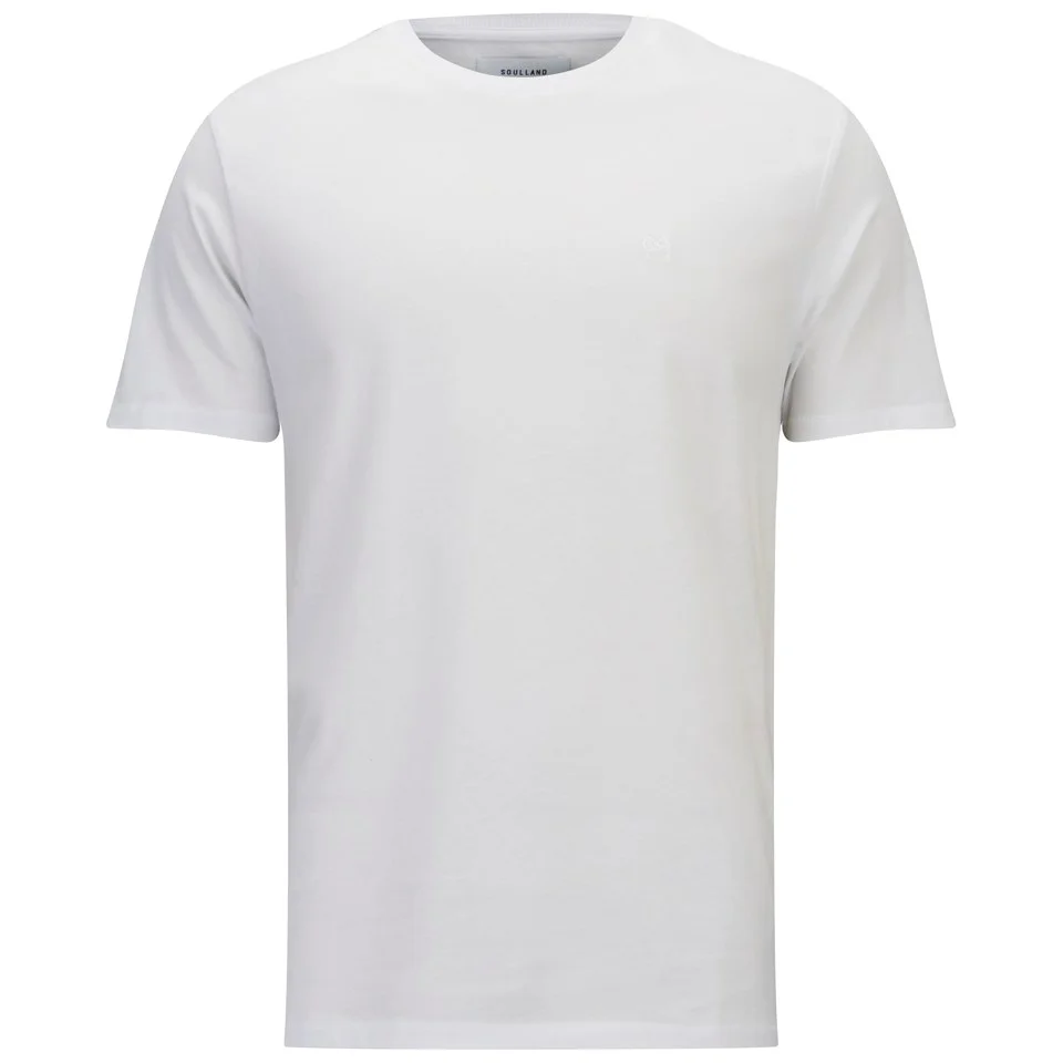 Soulland Men's Whatever Basic T-Shirt - White Image 1