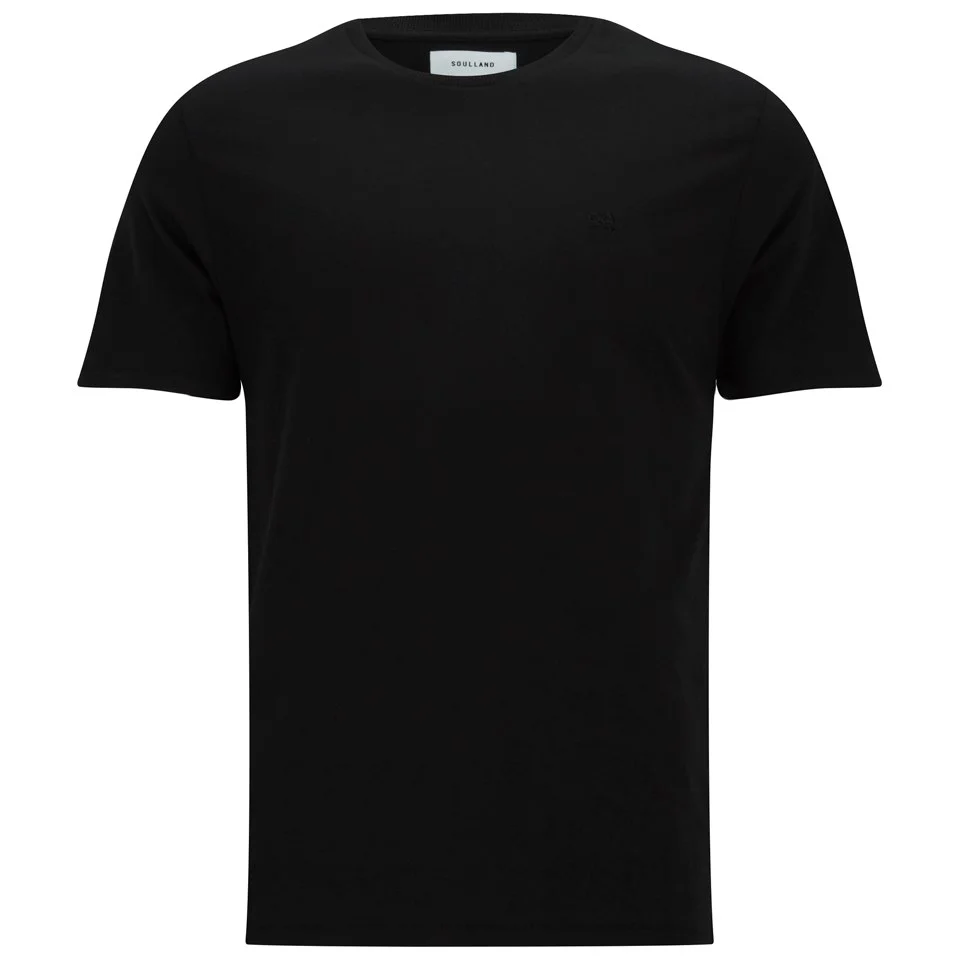 Soulland Men's Whatever Basic T-Shirt - Black Image 1