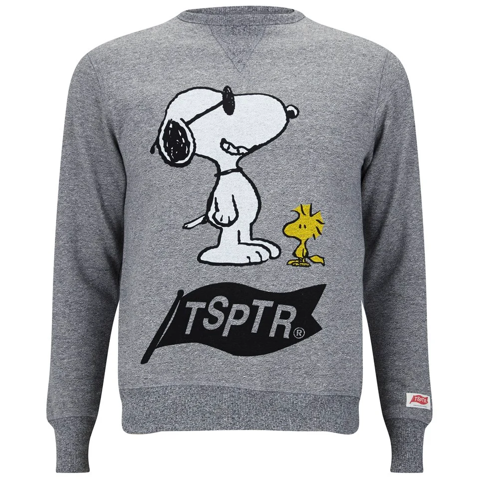 TSPTR Men's Buddies Crew Neck Sweatshirt - Grey Marl Image 1