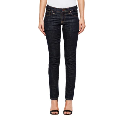 Nudie Jeans Women's Long John Skinny Jeans - Twill Risned