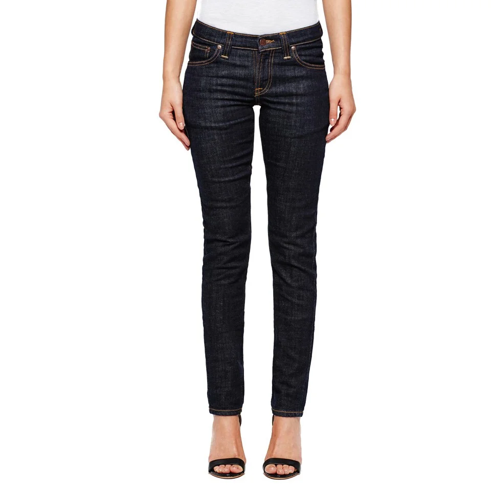 Nudie Jeans Women's Long John Skinny Jeans - Twill Risned Image 1
