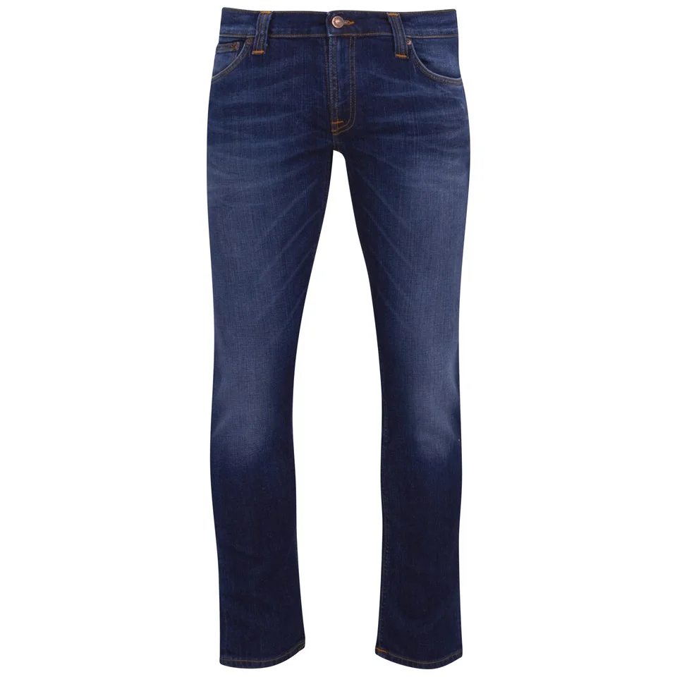 Nudie Jeans Men's Tight Long John 'Super Skinny' Jeans - Strong Indigo Image 1