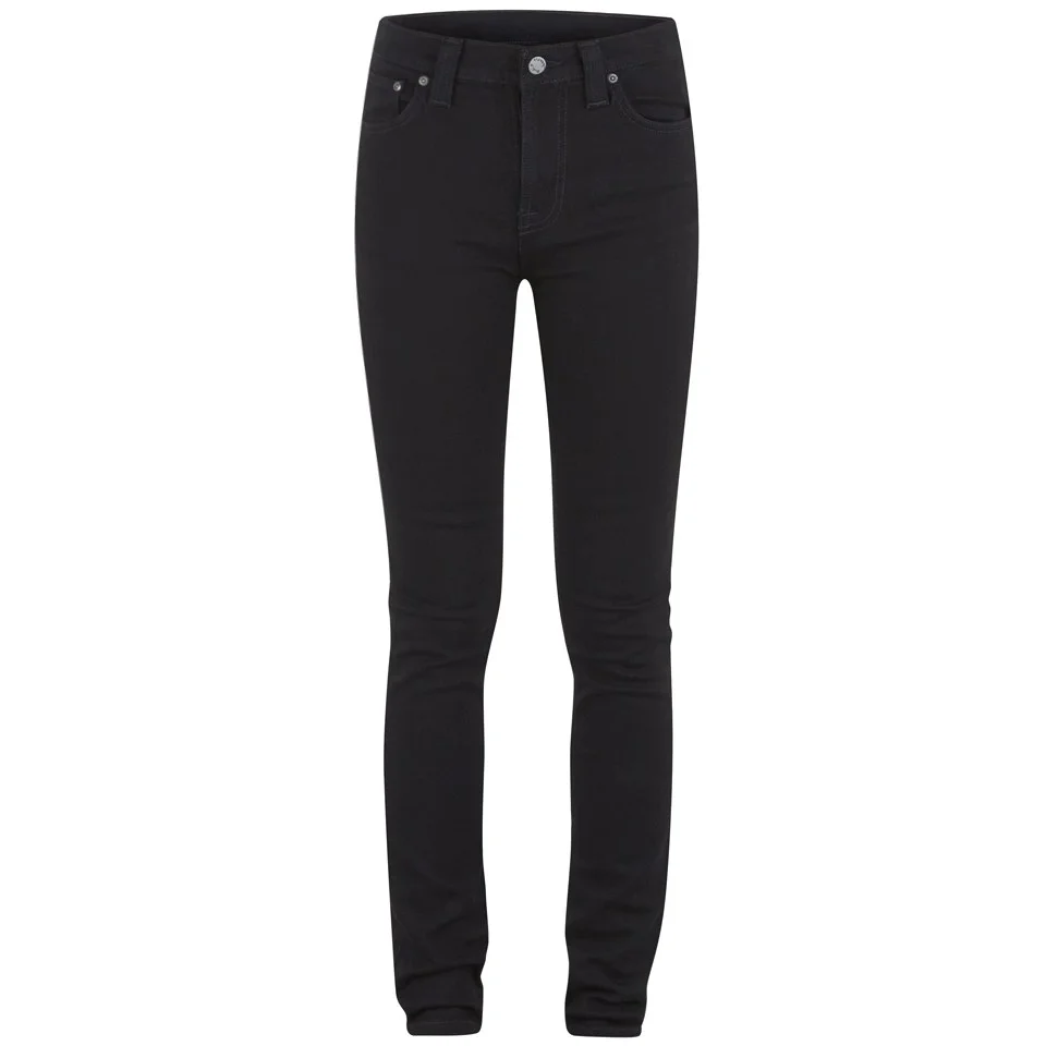 Nudie Jeans Women's High Kai 'Super-Tight/High-Waist' Jeans - Black Image 1