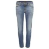 Nudie Jeans Women's Tight Long John 'Super-Tight/Low-Waist' Jeans - Saltwater Indigo - Image 1