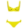 Moschino Women's Face Bikini - Yellow - Image 1