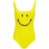 Moschino Women's Face Swimsuit - Yellow - Image 1