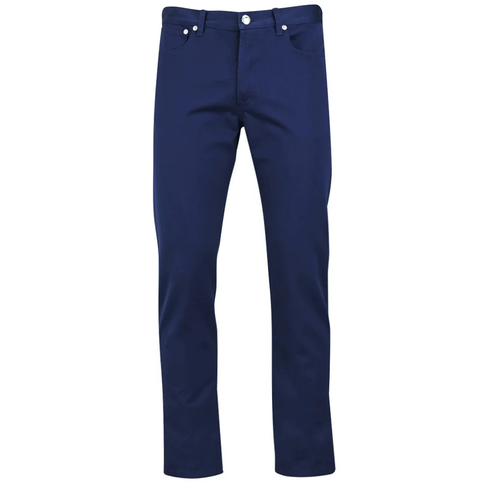 A.P.C. Men's Petit New Standard Trousers - Dark Blue Selvedge Gabardine Image 1