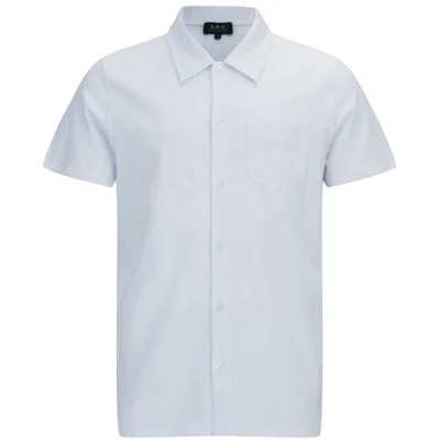 A.P.C. Men's SS Jersey Shirt - White