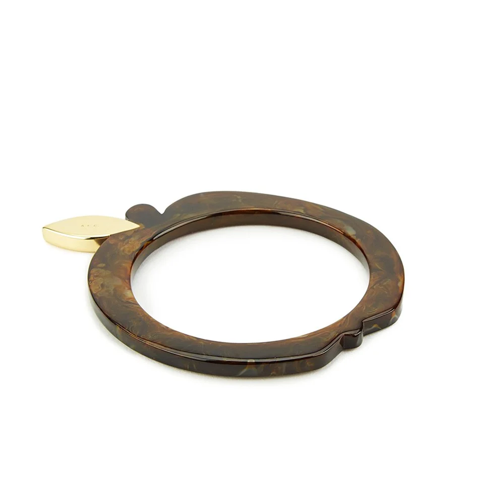 A.P.C. Women's Eve Bracelet - Brass and Resin Image 1
