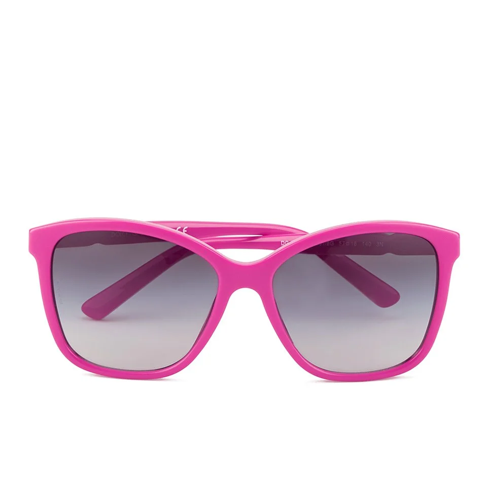 Dolce & Gabbana Iconic Logo Women's Sunglasses - Fuxia Image 1