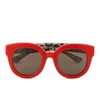 Dolce & Gabbana Enchanted Garden Women's Round Sunglasses - Opal Lobster/Leo - Image 1