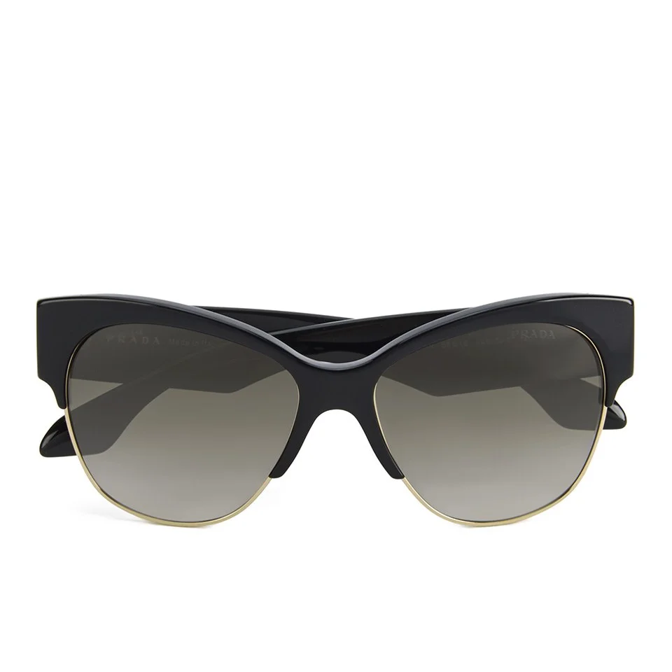 Prada D-Frame Women's Sunglasses - Black Image 1