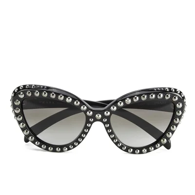 Prada Ornate Stud Women's Sunglasses - Black