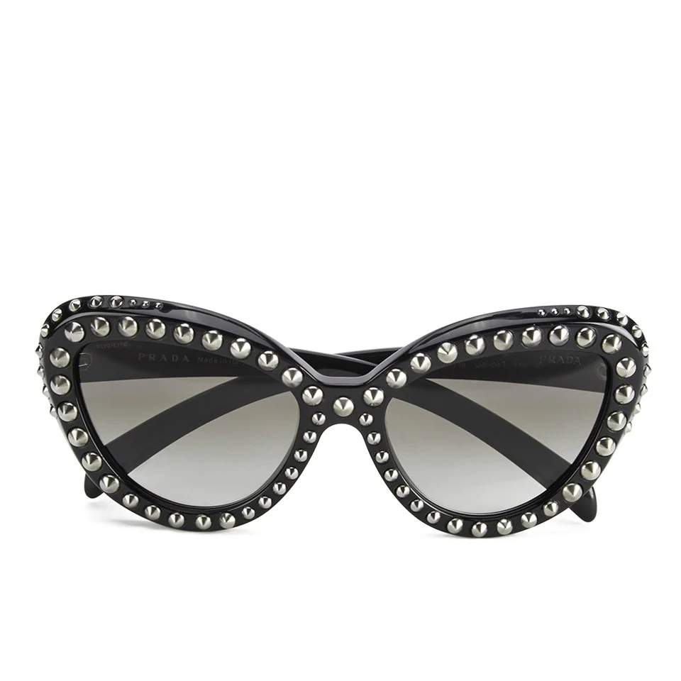 Prada Ornate Stud Women's Sunglasses - Black Image 1