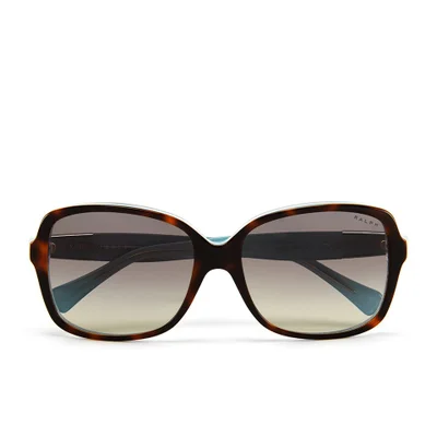 Polo Ralph Lauren Reclangular Women's Sunglasses - Tort/Turquoise
