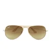 Ray-Ban Aviator Large Metal Sunglasses - Matte Gold - 58mm - Image 1