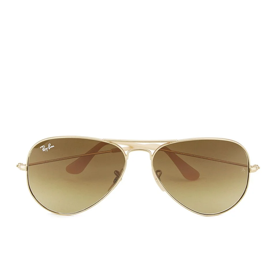 Ray-Ban Aviator Large Metal Sunglasses - Matte Gold - 58mm Image 1