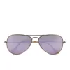 Ray-Ban Aviator Large Metal Sunglasses - Demiglos Brushed Bronze/Lilac Mirror - 58mm - Image 1