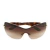 Versace Oversized Women's Sunglasses - Gold - Image 1