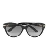 Versace Cat-Eye Women's Sunglasses - Black - Image 1