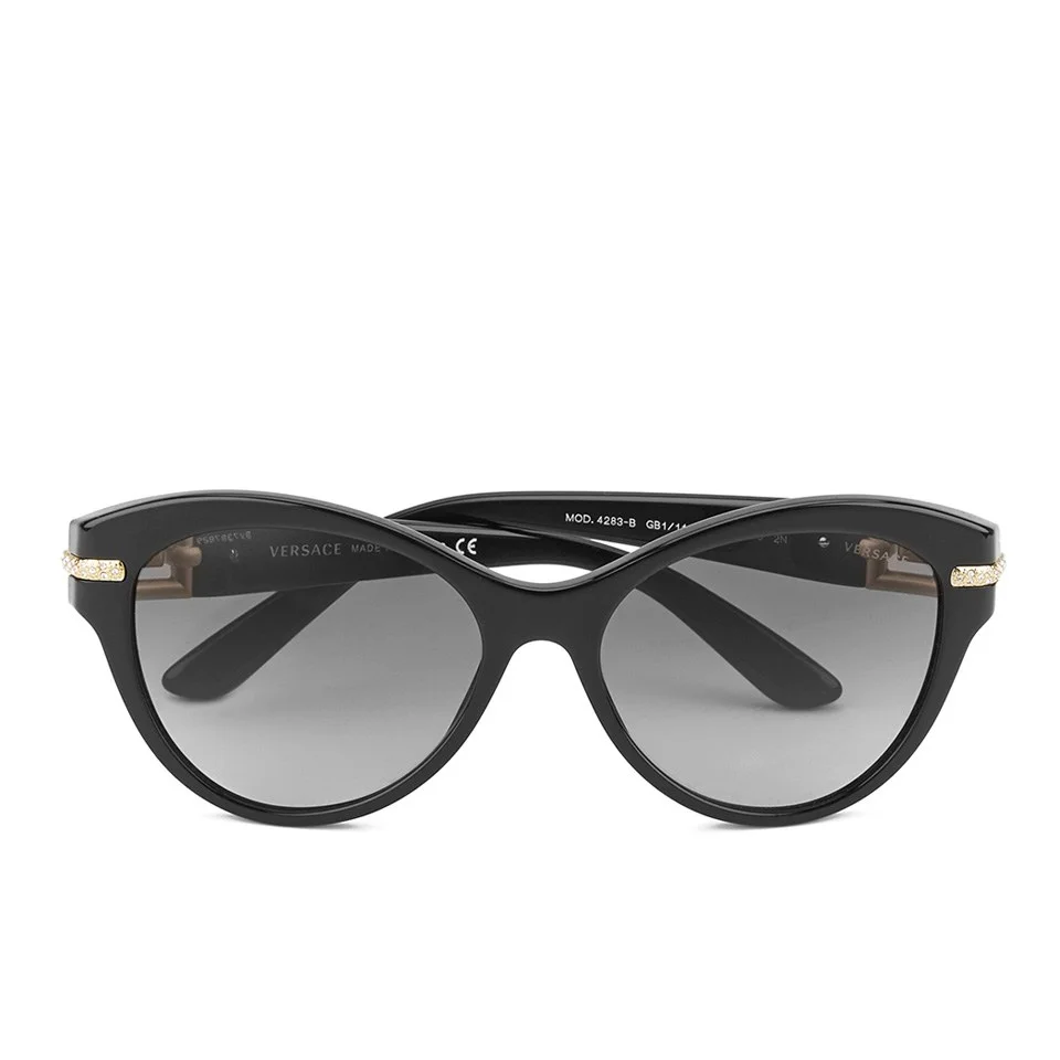 Versace Cat-Eye Women's Sunglasses - Black Image 1