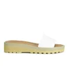 See By Chloé Women's Leather Slip-On Flat Sandals - White - Image 1