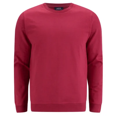 A.P.C. Men's Basic Sweatshirt - Red Orange