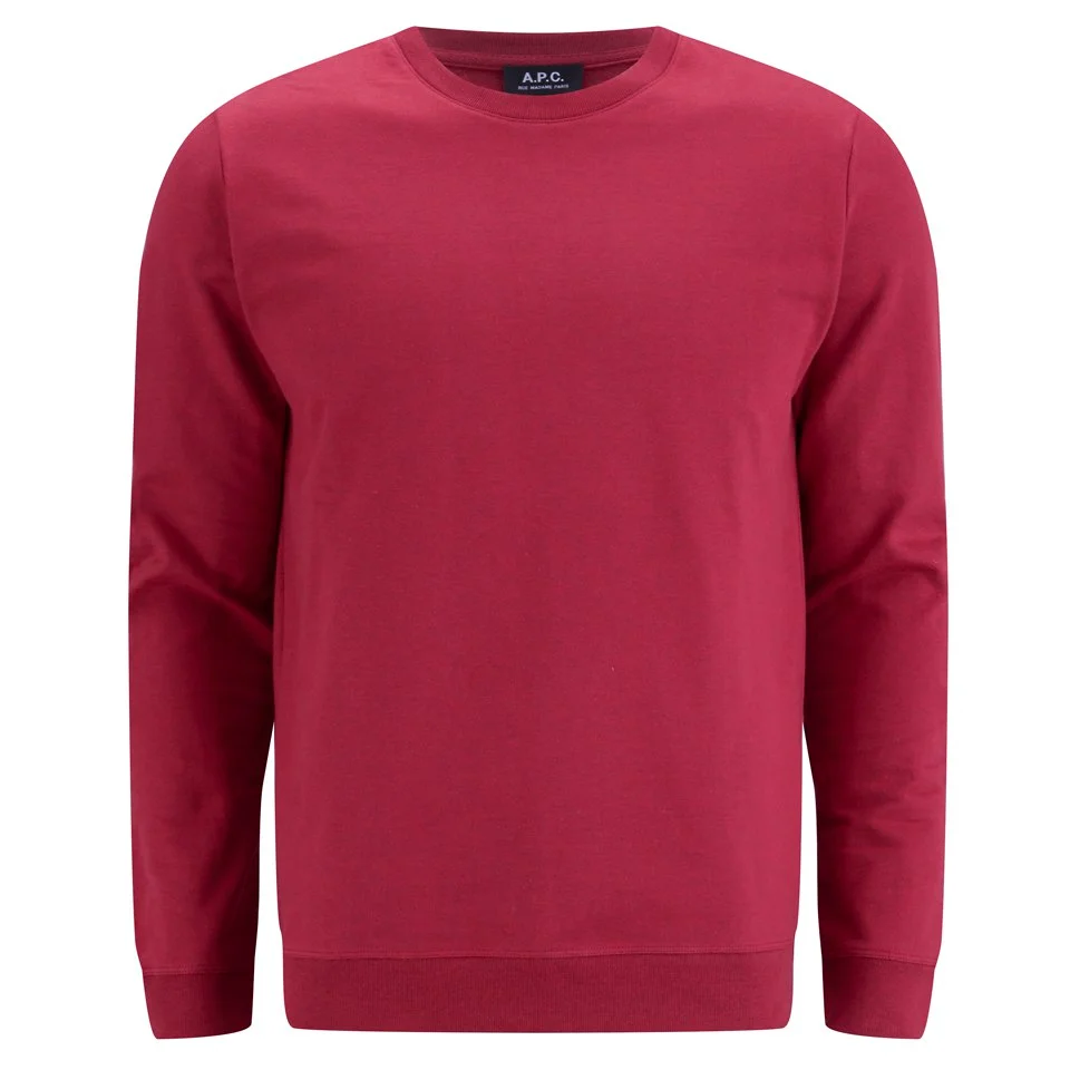 A.P.C. Men's Basic Sweatshirt - Red Orange Image 1
