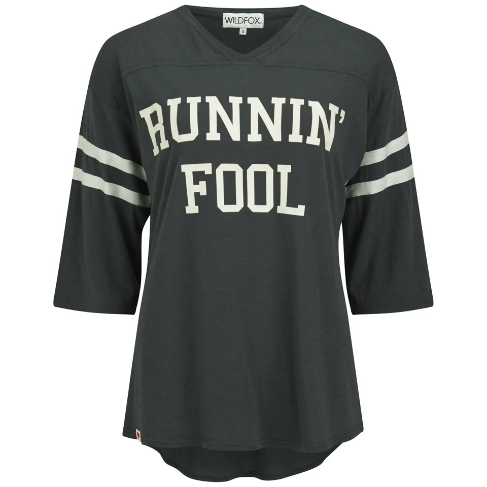 Wildfox Women's Jersey 'Runnin' Fool' Tunic - Vintage Black Image 1