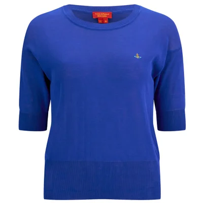 Vivienne Westwood Red Label Women's Knitted T-Shirt - Royal Blue