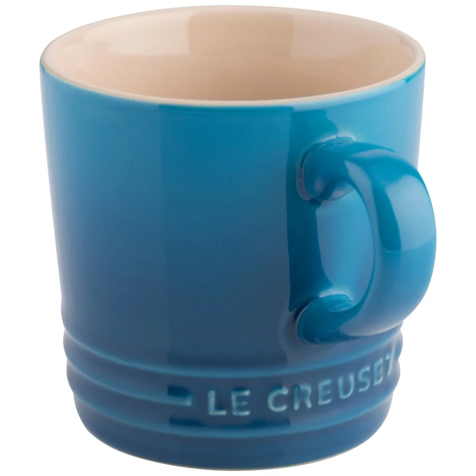 Le Creuset Stoneware Cappuccino Mug, 200ml - Marseille Blue Image 1