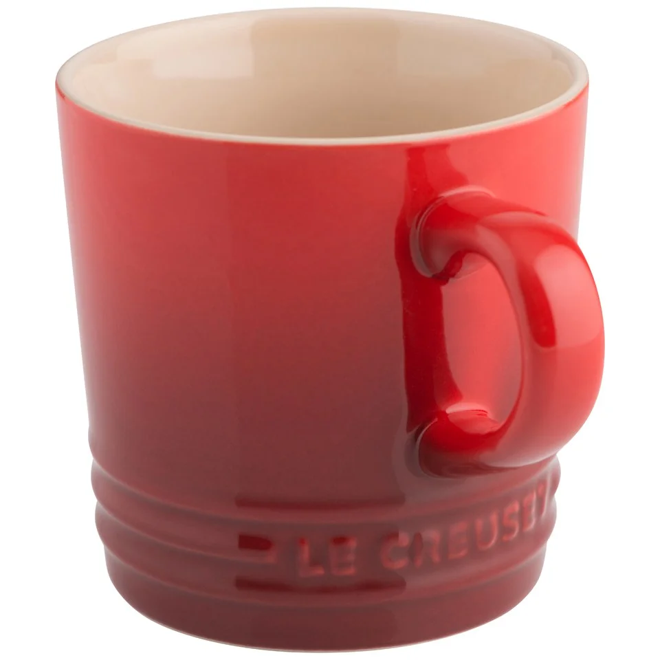 Le Creuset Stoneware Cappuccino Mug - 200ml - Cerise Image 1