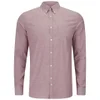 J.Lindeberg Men's Dani Button-Down Stretch Oxford Long Sleeve Shirt - Red - Image 1