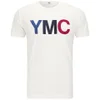 YMC Men's Print Cotton Slub Jersey T-Shirt - White - Image 1