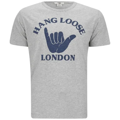 YMC Men's Hang Loose London Cotton Slub Jersey T-Shirt - Grey