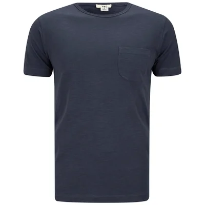 YMC Men's Classic Pocket Cotton Slub Jersey T-Shirt - Navy