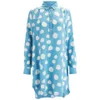 YMC Women's Silk Dot Shirt Dress - Powder Blue - Image 1