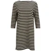 YMC Women's Breton Stripe Dress - Black/Cream - Image 1