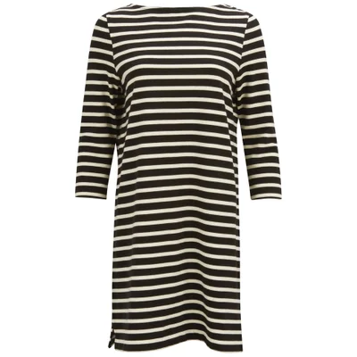YMC Women's Breton Stripe Dress - Black/Cream