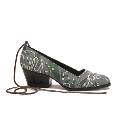 Vivienne Westwood Anglomania Women's Ceecee Cuban Heels - Grey/Forest
