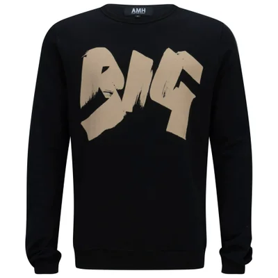 Ashley Marc Hovelle Men's Big Sweatshirt - Black/Discharge
